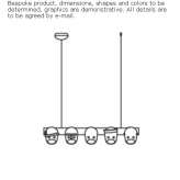 Hanging lamp Stratos