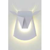 Deer wall lamp white LED | carbon steel