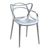 Krzesło Noretto srebrne