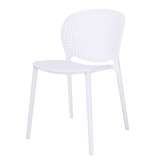 Krzesło Lancia białe polipropylen