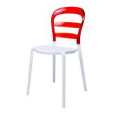 Krzesło Eda czerwone