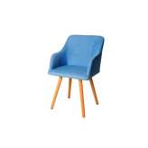 Krzesło Renoirnavia niebieskie