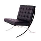 Prestige black armchair Santina