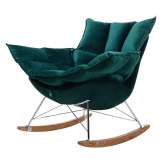 Ilona rocking chair dark green