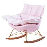 A rocking chair Ilona bright pink