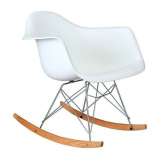Parma Rar Rocking Chair White