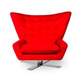 Armchair red Inksis