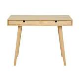 Century oak desk białyony MDF natural wood