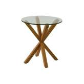 Heaven oak coffee table glass oak wood