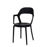 Krzesło Salina Arm czarne