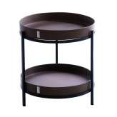 Table with shelf Klosters 40 x 40 x 43 cm