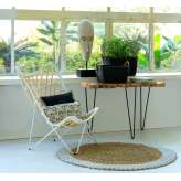 White Papilio chair 84 x 82 x 97 cm