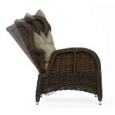 Gray garden chair with cushions Bilbao