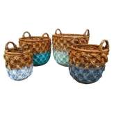 Basket with handles Cedros L 43 x 38 cm