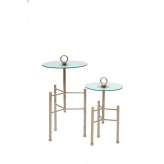 Glass side table Constructo L 37 x 37 x 70 cm