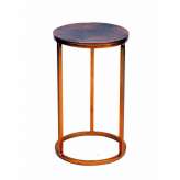 Contemporary round side table 51 x 51 x 30 cm