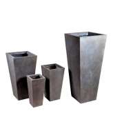 Ceramic pot yard 19 x 19 x 39 cm