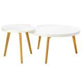 Urbano white tables set