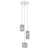 Lampa wisząca Tight chrom | srebro