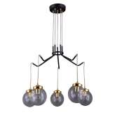 Suspension Thebe black mat | gold