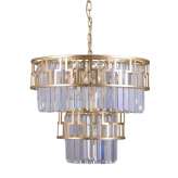 Lampa wisząca Layer czarny mat | złoto