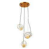 Lampa wisząca Nambia złoto