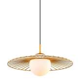 Lampa wisząca Mandal złoto