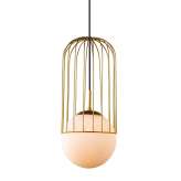 Lampa wisząca Janik złoto