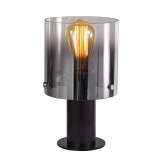 Legnano black table lamp | smoky