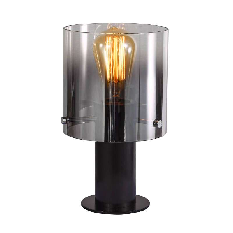 Lampa biurkowa Legnano czarny | dymny Lampa biurkowa Legnano czarny | dymny