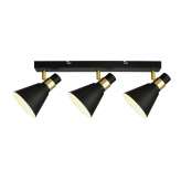 Wall lamp Siren black mat | gold