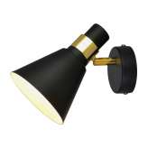 Wall lamp Siren black mat | gold