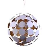 Lampa wisząca Savoy biały | złoto