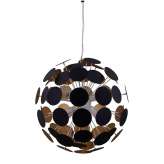 Lampa wisząca Savoy biały | złoto satynowy