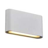 Lampa ścienna Milea biały | piaskowany