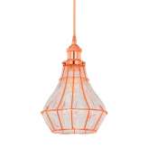 Lampa wisząca Gwendolin różowy złoto