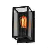 Lampa ścienna Nikita czarny mat