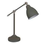 Lampa biurkowa Libra szary | piaskowany | satynowy