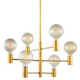 Lampa wisząca Gerbera czarny | złoto