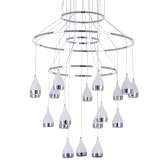 Lampa wisząca Tezora chrom