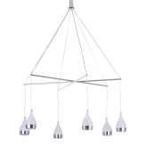 Lampa wisząca Tezora chrom