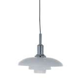 Lampa wisząca Skip chrom | biały