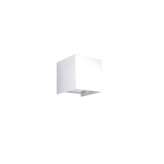 Curved wall lamp white