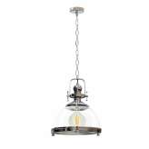 Lampa wisząca Sandoria szkło | chrom