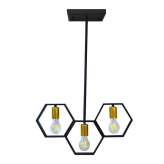 Suspension Tonia Black | gold