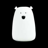 Night light Teddy Bear white silicone