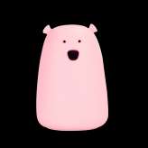Night light pink silicone Teddy Bear