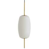 Suspension Frandsen Silk Brass M | glass