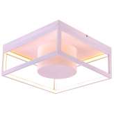Nero color ceiling lamp nickel mat