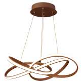 Lampa wisząca Lido kolor brązowy